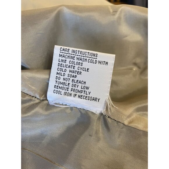 Enna Jetticks Womens Blue Lightweight Jacket With Beige Lining Button & Snap Clo - Picture 5 of 5